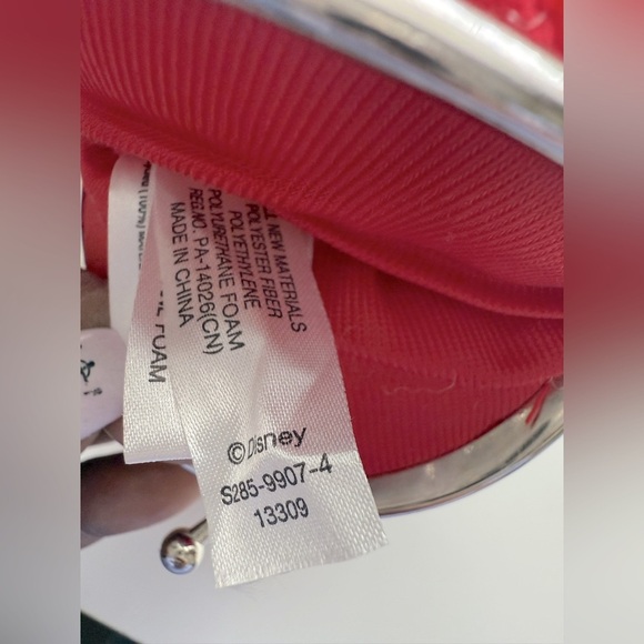 Disney Little Mermaid Ariel Plush Coin Purse with Chain Handle - Picture 8 of 9